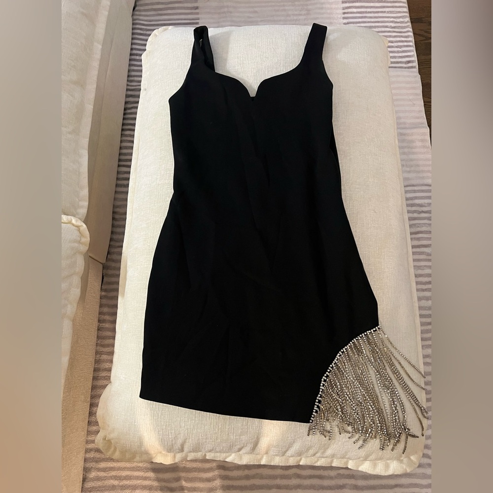 Black diamonds New Year’s Eve dress XS